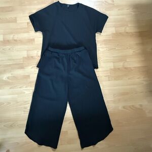 XL Work Casual Black Set
